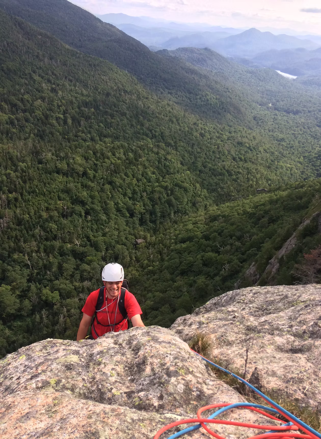Summer rock climbing
